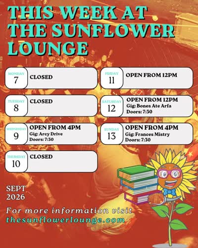 This Week at The Sunflower Lounge