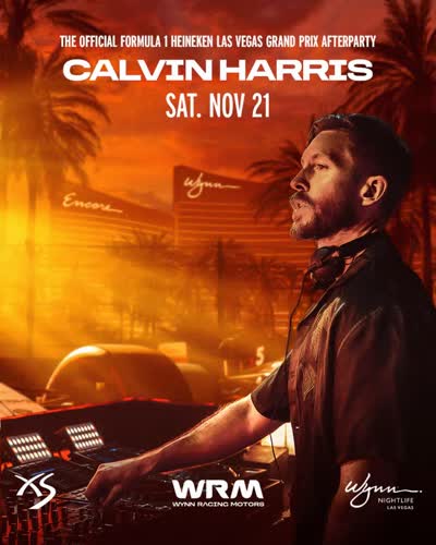 @CalvinHarris is joining the grid at @XSLasVegas on SAT. NOV 21 🏁 Get ready to go full throttle 🔥