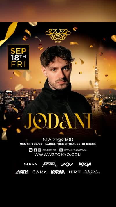 JODANI Live at V2 Tokyo