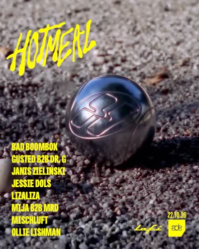 Hot Meal x Lofi — our home for ADE 22nd of October