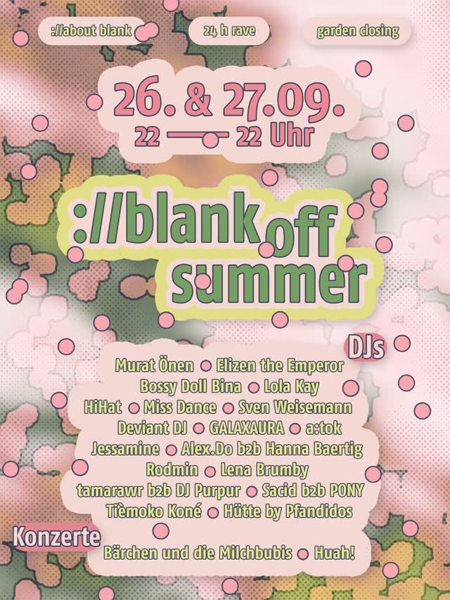 ://blank off summer