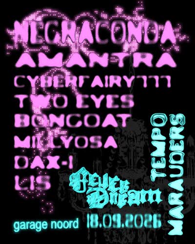 TEMPO MARAUDERS with our first international (and local) lineup with FEVER DREAM @ GARAGE NOORD.