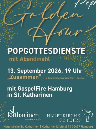 Popgottesdienst ✨Golden Hour✨ mit Laser zum Tag des offenen Denkmals