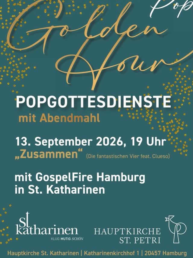 Popgottesdienst ✨Golden Hour✨ mit Laser zum Tag des offenen Denkmals