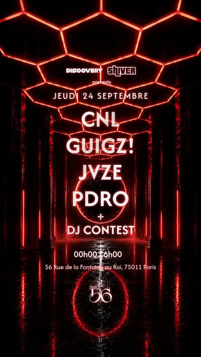 Le 24 septembre, Shiver investit pour la première fois le Studio 56 !