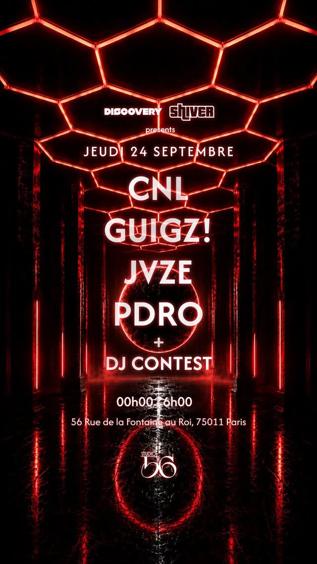 Le 24 septembre, Shiver investit pour la première fois le Studio 56 !