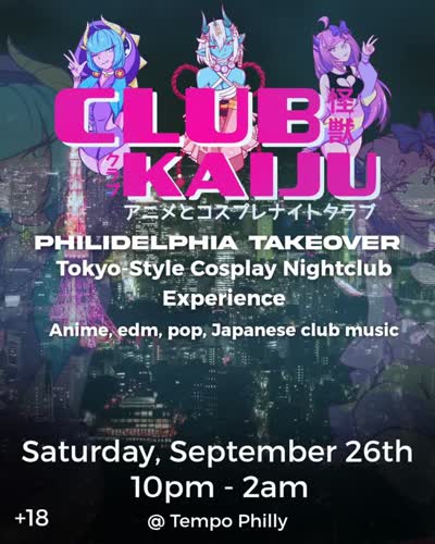 PHILADELPHIA. CLUB KAIJU IS COMING.