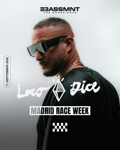 Primer nombre confirmado: LOCO DICE 🏁 - Madrid Race Week