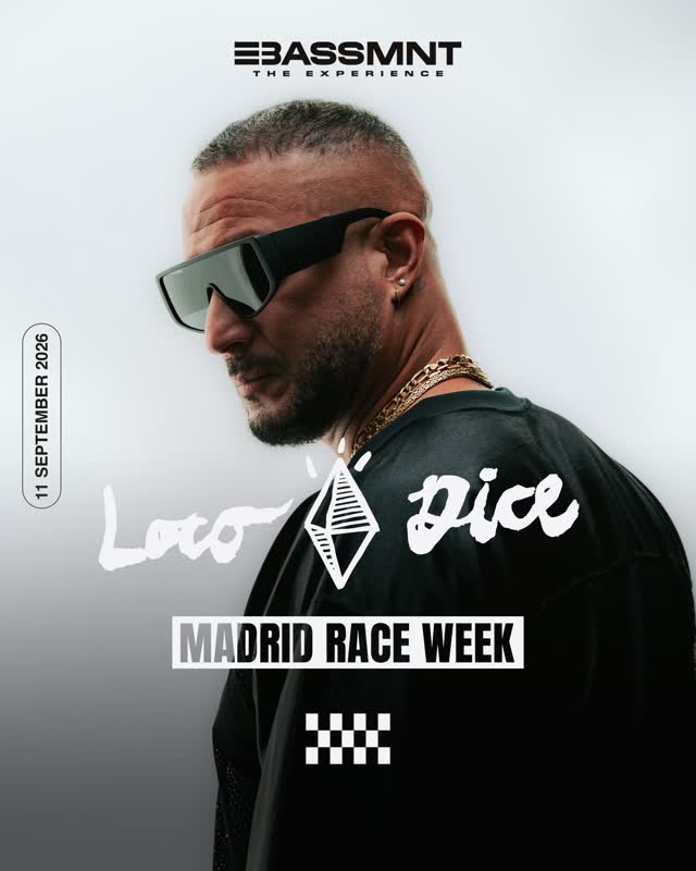 Primer nombre confirmado: LOCO DICE 🏁 - Madrid Race Week