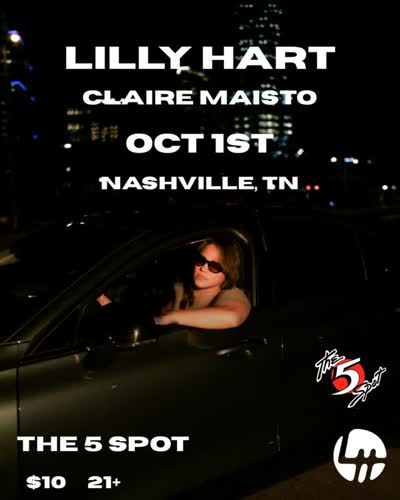 JUST ANNOUNCED! @thelillyhart w/ @claire.maisto !