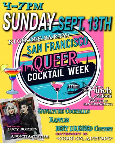 SF Queer Cocktail Week KICK-OFF DAY