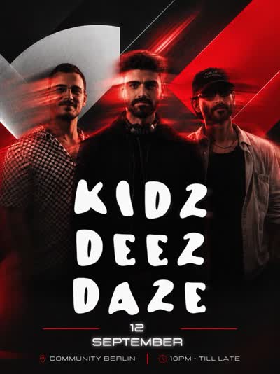 September 12 WE ON!!! The Kidz are back @thecommunityberlin for an all out rager!