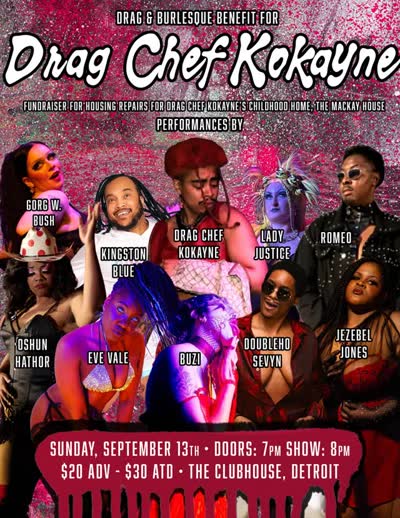 Drag and Burlesque Fundraiser for @drag.chefkokayne