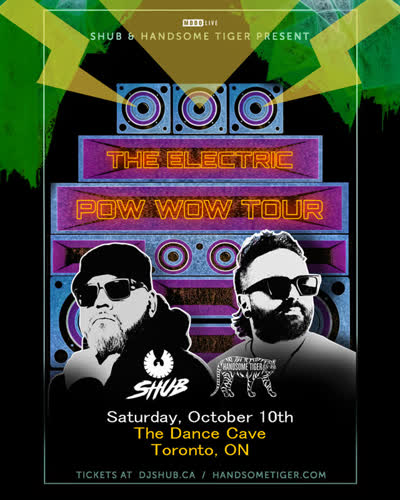 Just Announced! Shub & Handsome Tiger head to The Dance Cave on October 10th.