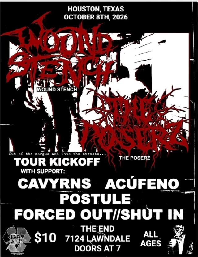 WOUND STENCH IS BRINGING THEIR TOUR KICK OFF TO THE INDOOR STAGE!