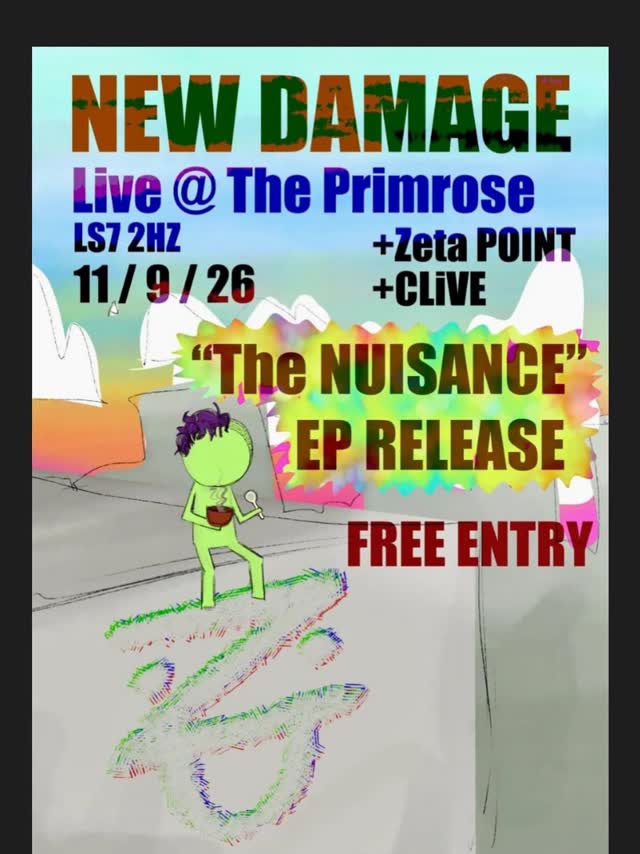 NEW DAMAGE Live @ The Primrose - "The NUISANCE" EP RELEASE