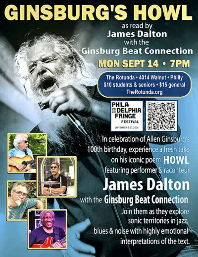 Ginsburg's Howl as read by James Dalton with the Ginsburg Beat Connection