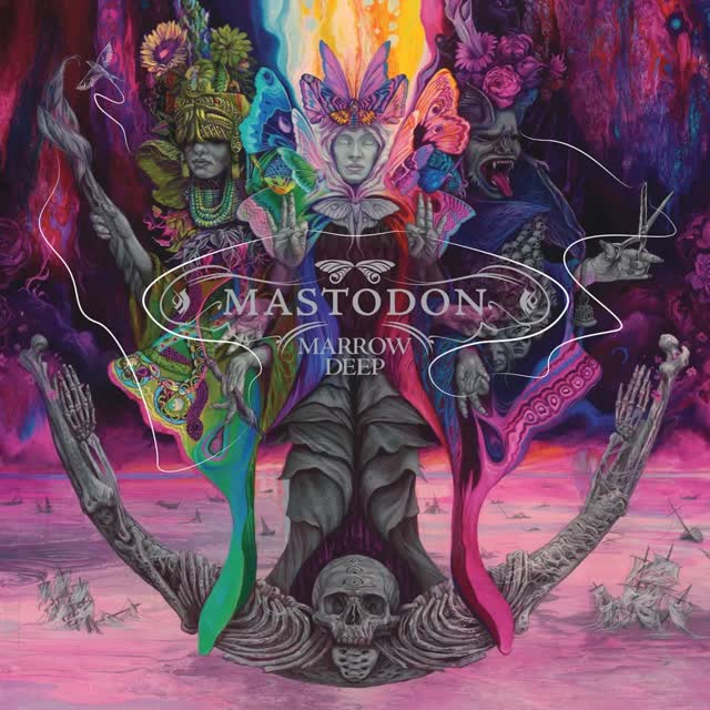 NEW MUSIC !!️ The highly anticipated new album from @mastodonrocks “Marrow Deep” is officially out now! Streaming now 🎧 Go give it a listen & don’t forget to grab your tickets to see them live at @thesoundsd on October 11th with @deafheavenband & @alcestofficial 🎫
