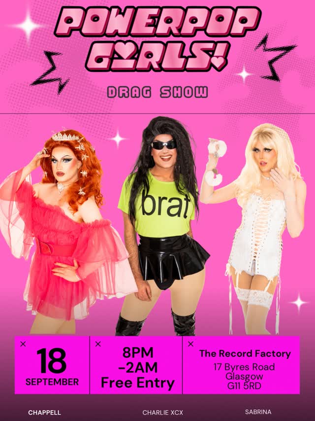 Friday night pop girlies event