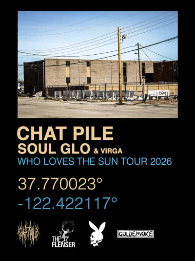 Calling all SF Chat Rats! We've hidden some tickets for the Chat Pile show on 9/30 along with copies of their new record, Who Loves The Sun, at one of San Francisco's most iconic beer gardens.