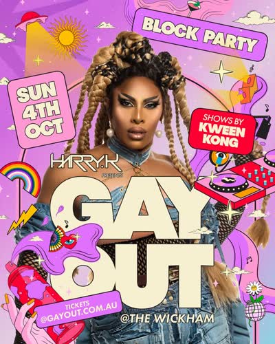 GAY OUT : HEADLINER ANNOUNCEMENT