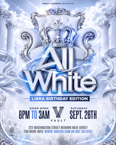 All White - Libra Birthday Edition