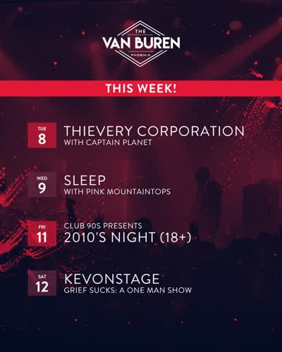 THIS WEEK! ⚡ Here's what you need to know if you're coming to a show