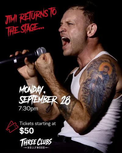 LIVE at @threeclubs - Ally/Hero/Origin Story Ticket Package