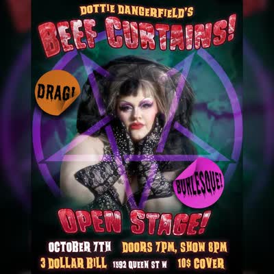 Beef Curtains open stage