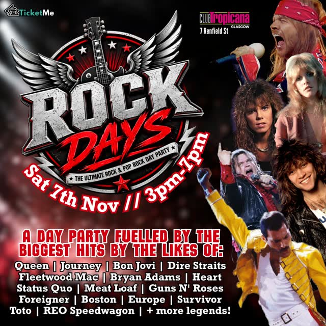 The ultimate Rock Day Party