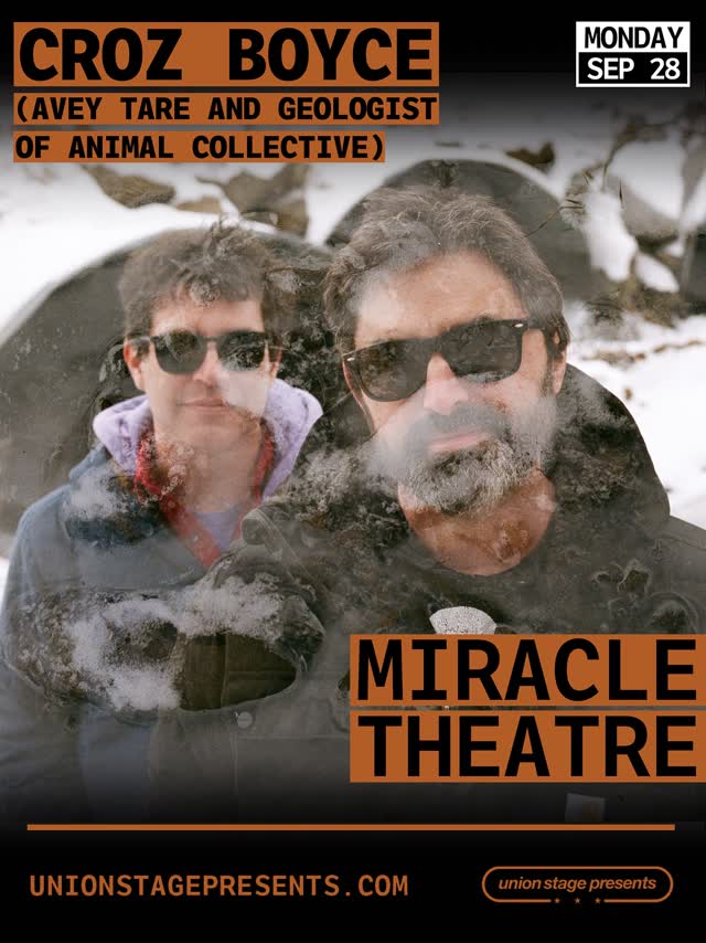 @aaaveytttare and @geobriensystem are Croz Boyce, a new instrumental side project from half of @anmlcollective. Catch them when they come to Miracle Theatre Monday September 28!