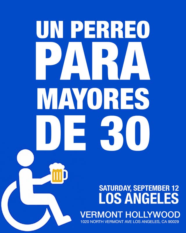 PERREO PARA MAYORES DE 30