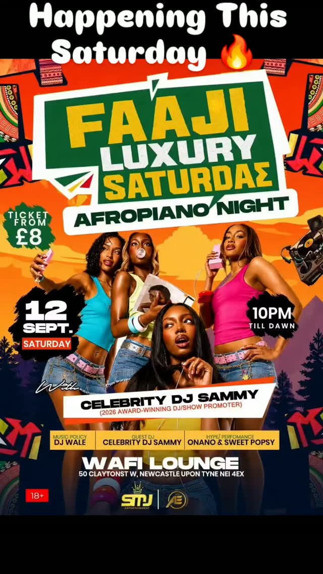 FAAJI LUXURY SATURDAE – AFROPIANO NIGHT!