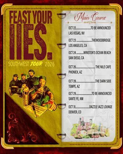 Feast your iies. Southwest Tour: Main course hitting tables October 22nd!