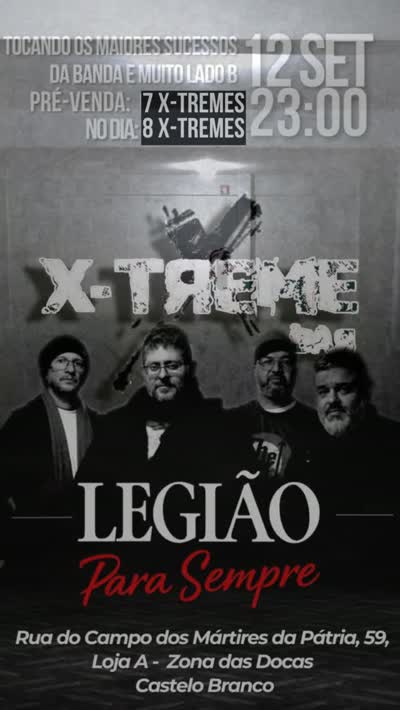 X-TREME bar - Legião Para Sempre