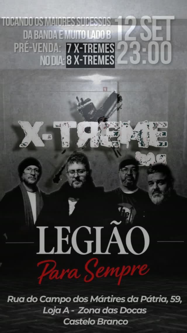 X-TREME bar - Legião Para Sempre
