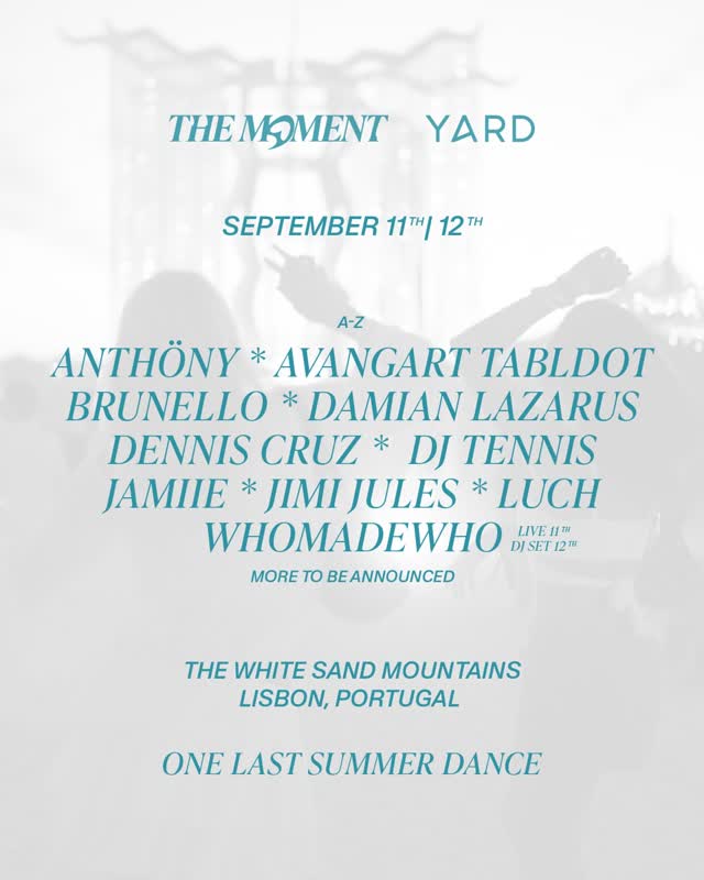 Second collab with @themomentfestival by @whomadewho - One last summer dance