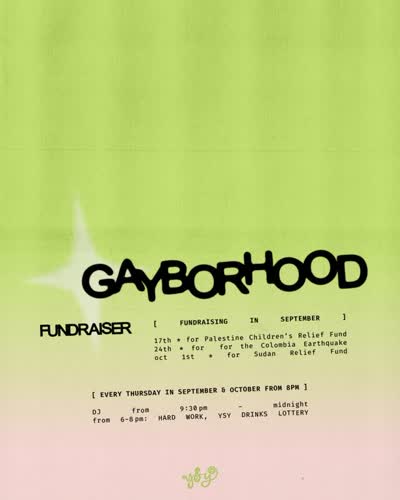 Gayborhood Thursdays at YSY