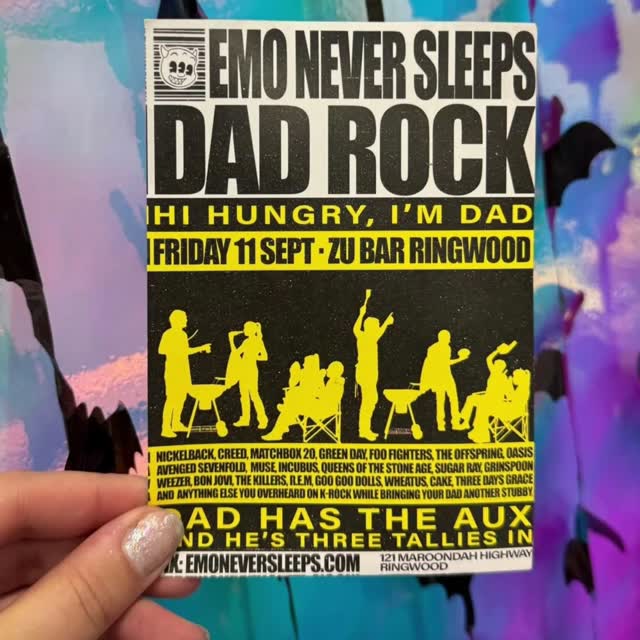 Emo Never Sleeps - Dad Rock night