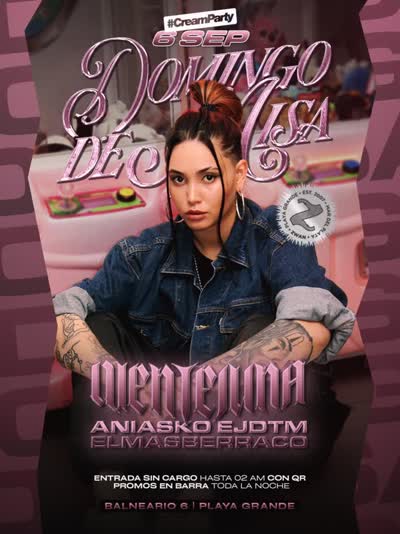 LA MISA DE ESTE DOMINGO VIENE CON INVITADA. EN VIVO EN CREAM PARTY