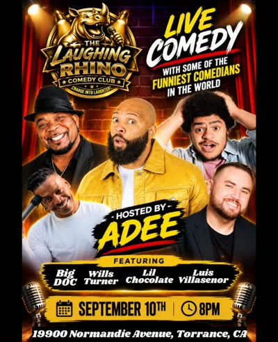 Live Comedy at The Laughing Rhino Comedy Club