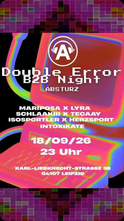 DOUBLE ERROR B2B NIGHT