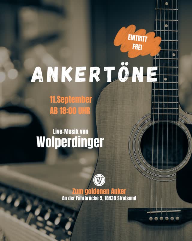 Am 11.09. ab 18 Uhr sind @wolperdinger_streetteam live bei uns im Biergarten!
