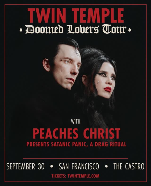 GIVEAWAY! Win 2 tickets to @twintemple on 9/30 at @thecastro_sf!