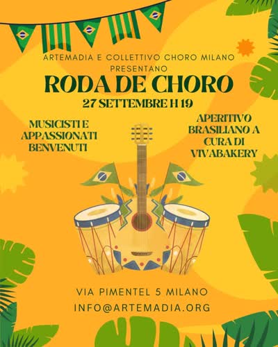 Serata dedicata allo choro, al samba e alla musica da vivere insieme