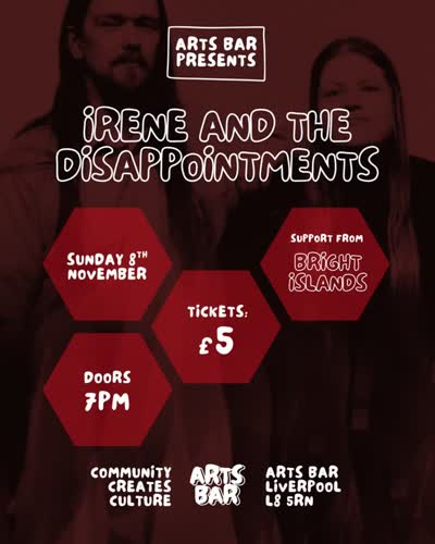 Arts Bar Presents: @irene_and_the_disappointments