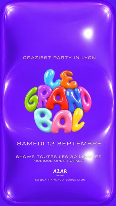 LE GRAND BAL — OPENING PARTY