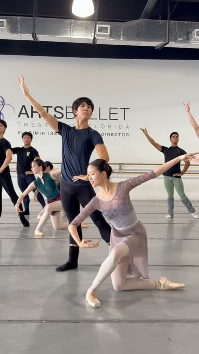 First Rehearsal of Raymonda Grand Pas