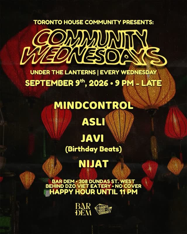 COMMUNITY WEDNESDAYS - SEPTEMBER 9