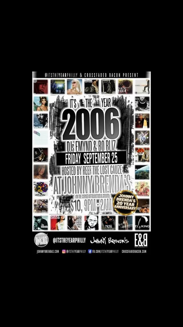 @johnnybrendas 20 year Anniversary